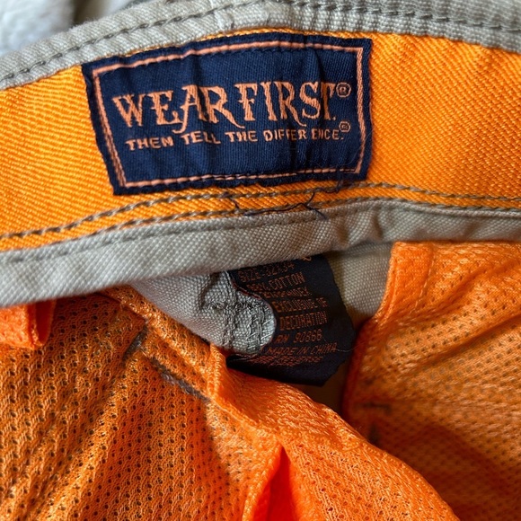 Wear First  Rip Stop Men’s‎ Cargo Pants Size 32 Short, 7 pocket rubber buttons - Picture 3 of 5